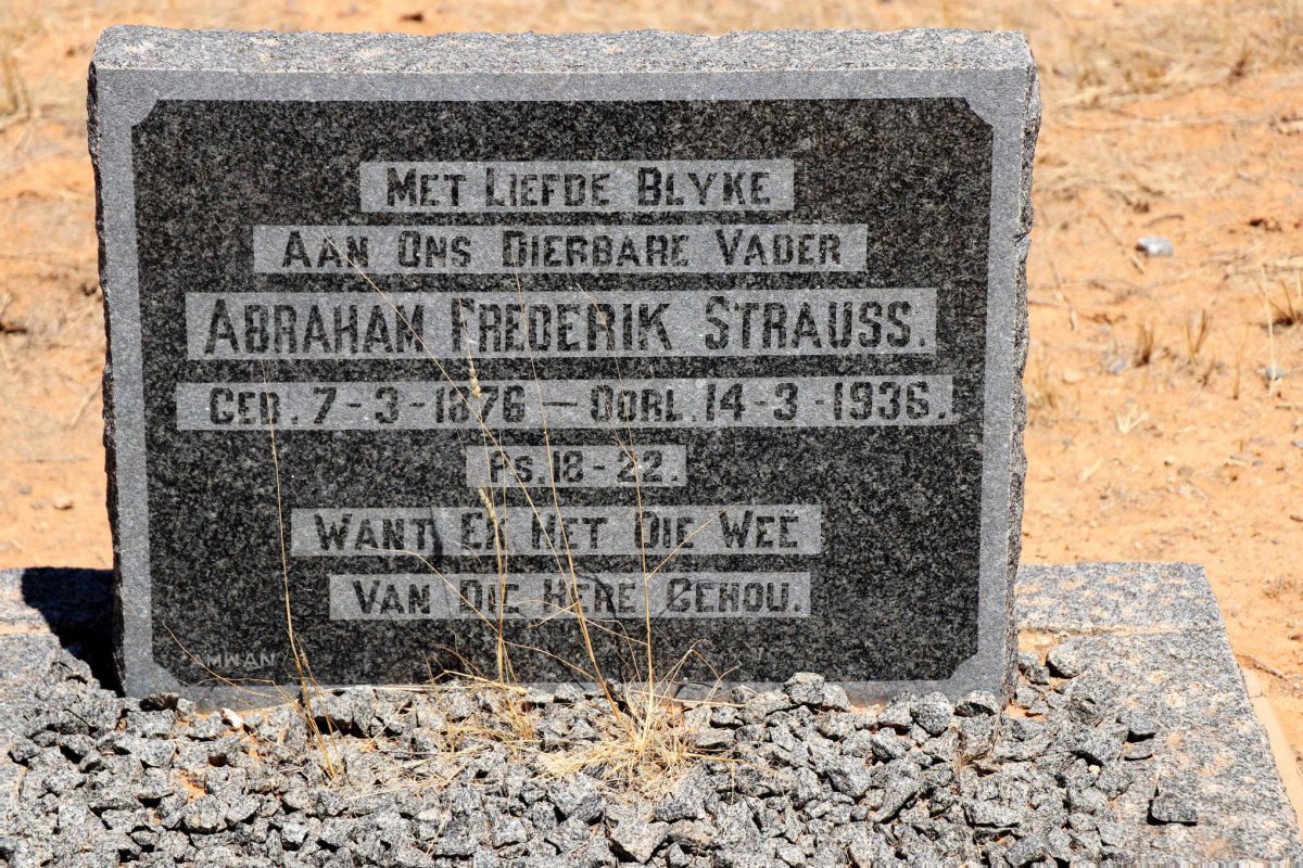 STRAUSS Abraham Frederik 1876-1936