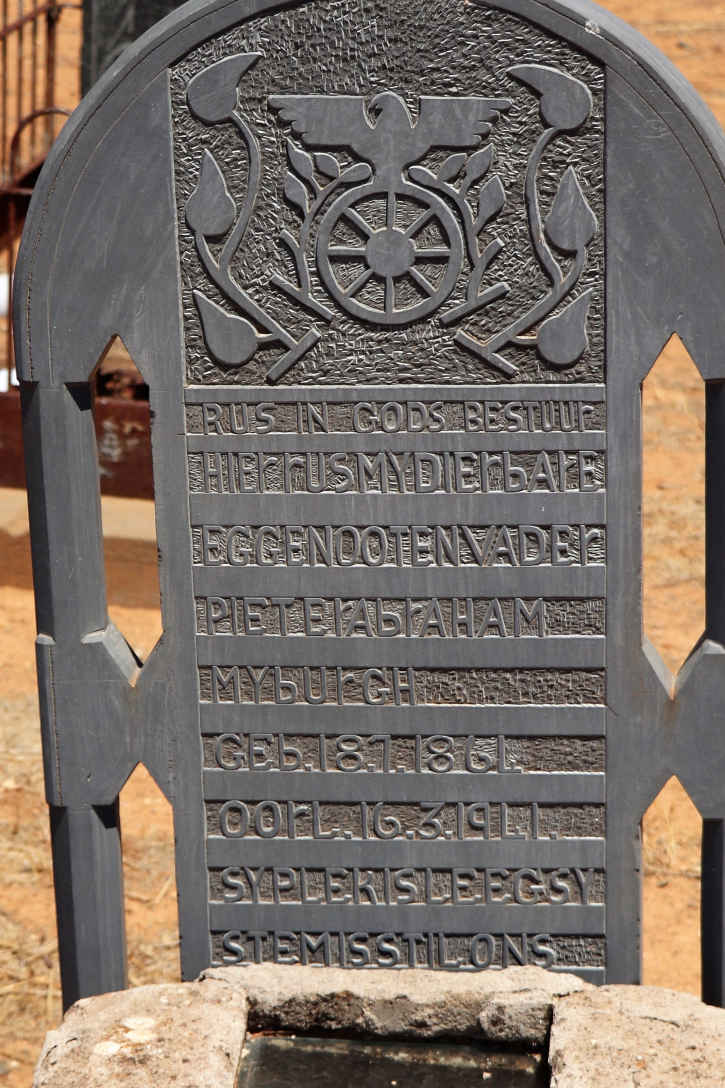 MYBURGH Pieter Abraham 1864-1941