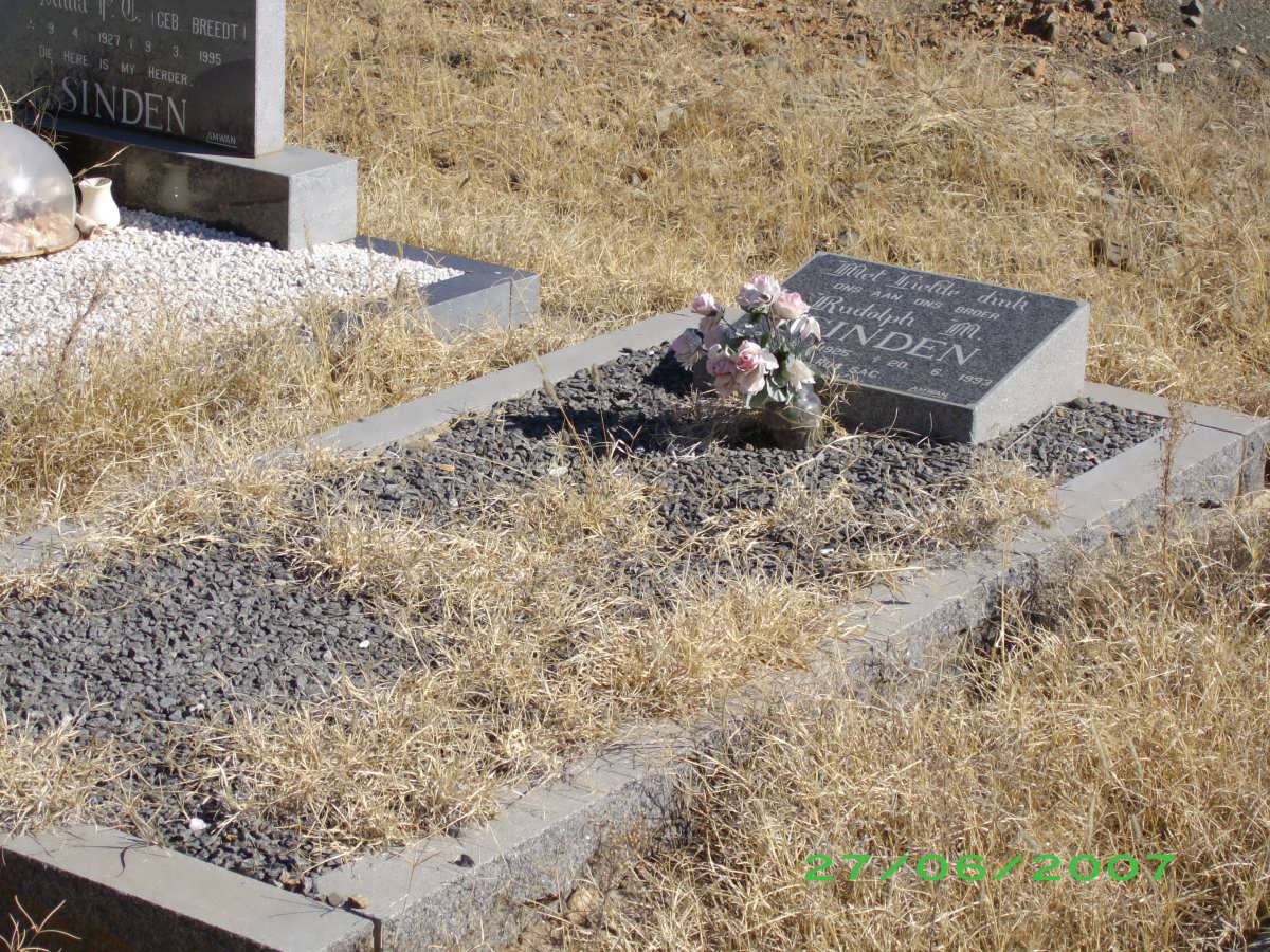 SINDEN Rudolph M. 1925-1993 :: SINDEN Thomas Henry 1921-1997 &amp; Anna P.C. BREEDT 1927-1995