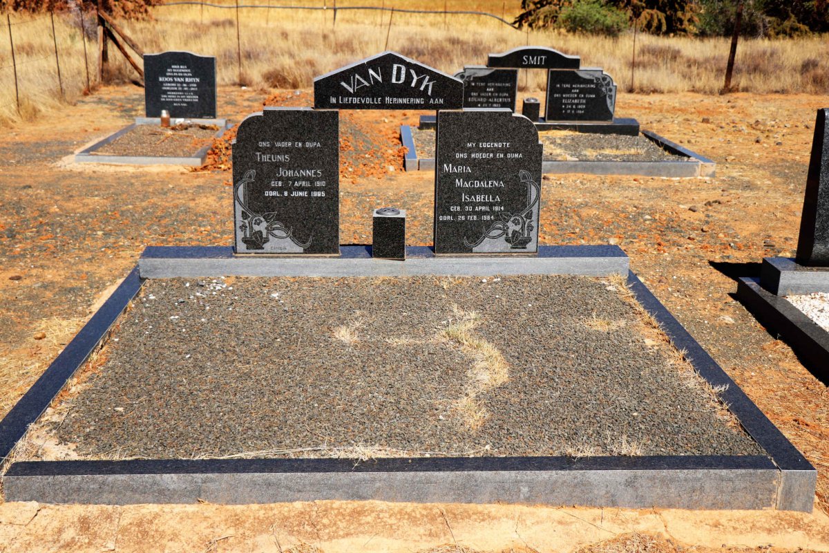 DYK Theunis Johannes 1910-1995, van &amp; Maria Magdalena Isabella 1914-1984