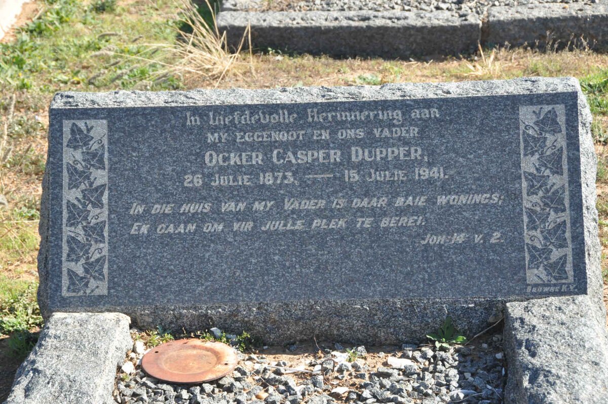 DUPPER Ocker Casper 1873-1941