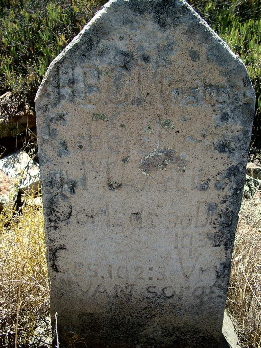 MOSTERT H.B.C. 1881-1933