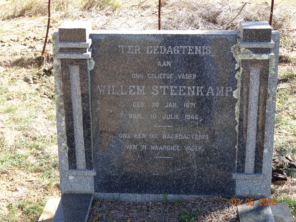 STEENKAMP Willem 1871-1946