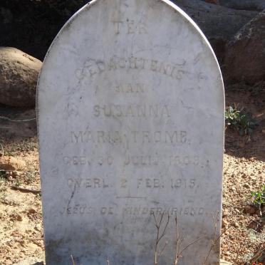 TROMP Susanna Maria 1909-1915