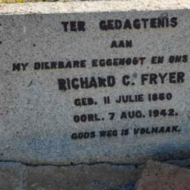 FRYER Richard C. 1860-1942
