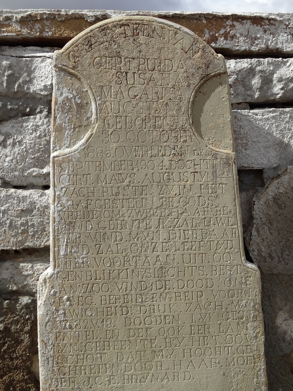 AUGUSTYN Gertruida Susana Magarita 1885-1904