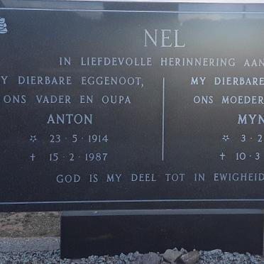 NEL Anton 1914-1987 &amp; Mynie 1922-2004