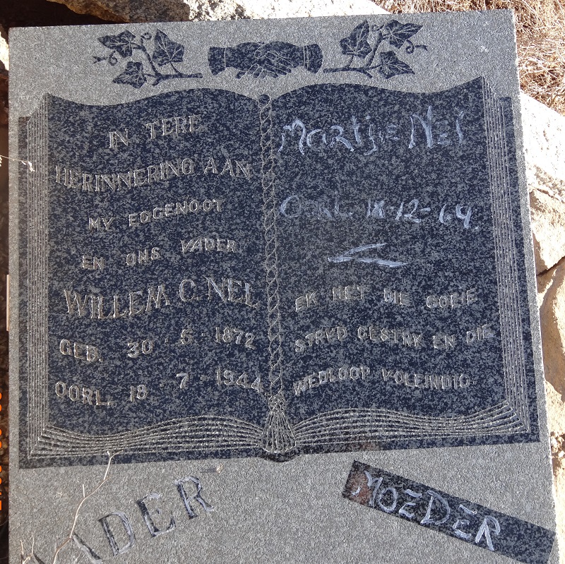 NEL Willem C. 1872-1944 &amp; Martjie -1969