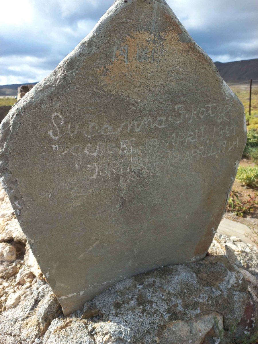 KOTZE Susanna 1867-1941