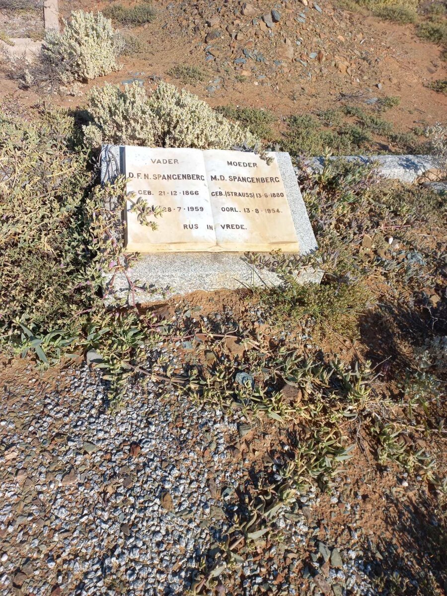SPANGENBERG D.F.N. 1866-1958 &amp; M.D. STRAUSS 1880-1954