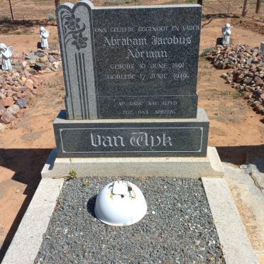 WYK Abraham Jacobus Adriaan, van 1891-1949