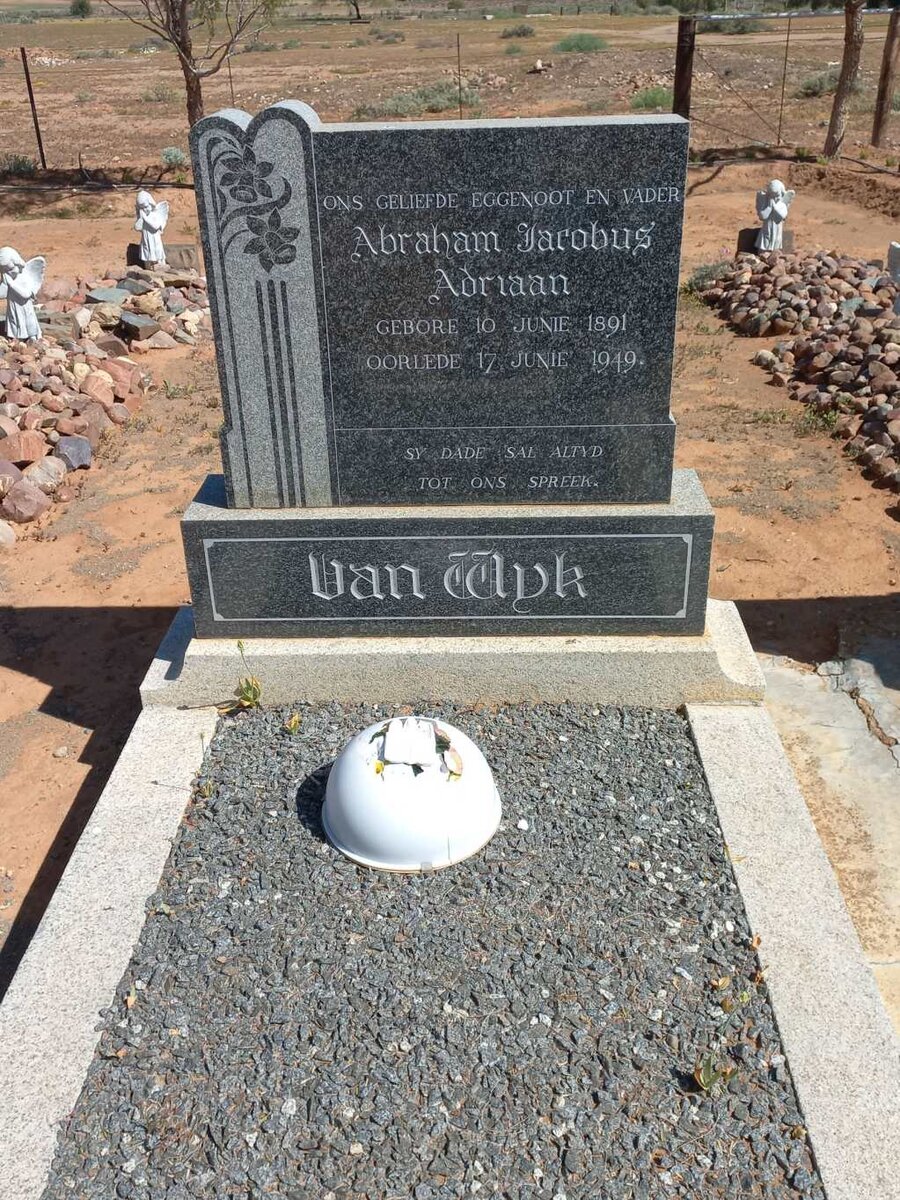 WYK Abraham Jacobus Adriaan, van 1891-1949