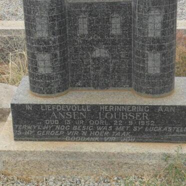 LOUBSER Ansen -1952
