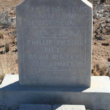 NEL Phillip Frederik 1897-1959