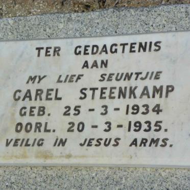 STEENKAMP Carel 1934-1935
