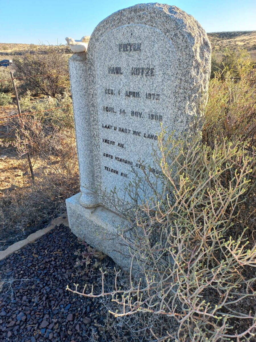 KOTZE Pieter Paul 1872-1908