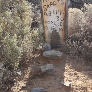 Northern Cape, CALVINIA district, Tankwa Karoo National Park, Manus Zyn Dam 1089, farm cemetery
