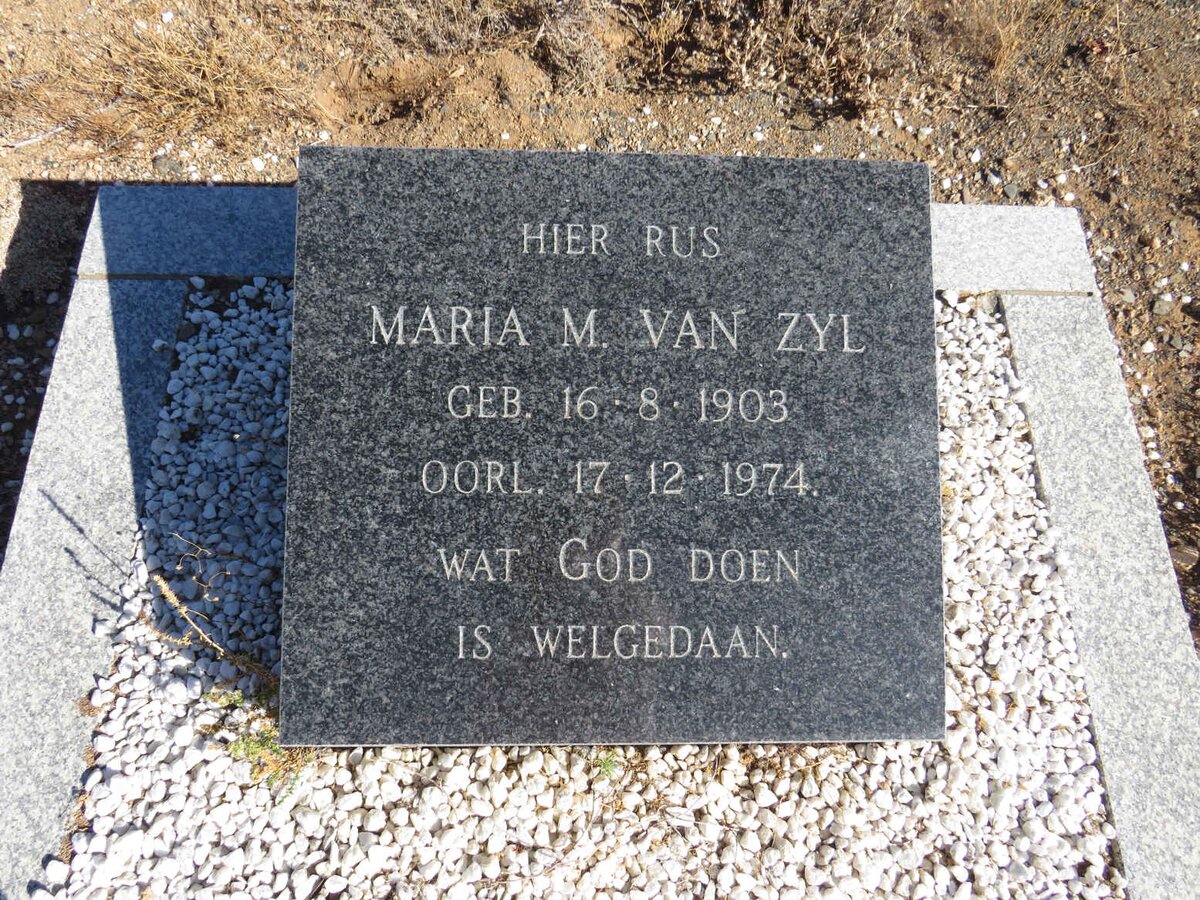 ZYL Maria M., van 1903-1974