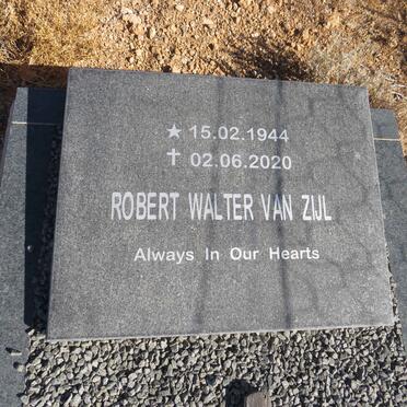 ZIJL Robert Walter, van 1944-2020
