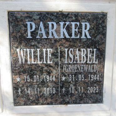 PARKER Willie 1944-2013 & Isabel GROENEWALD 1944-2023