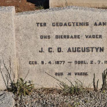 AUGUSTYN J.C.D. 1877-1965
