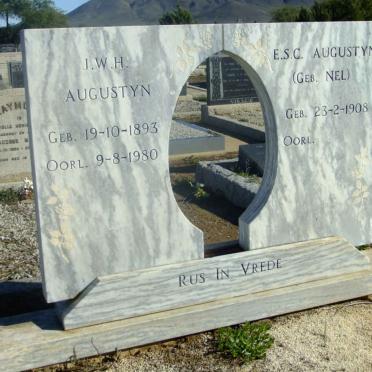 AUGUSTYN J.W.H. 1893-1980 &amp; E.S.C. NEL 1908-