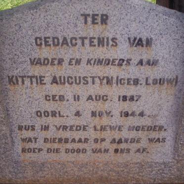 AUGUSTYN Kittie nee LOUW 1887-1944