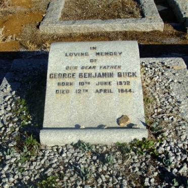 BUCK George Benjamin 1872-1944