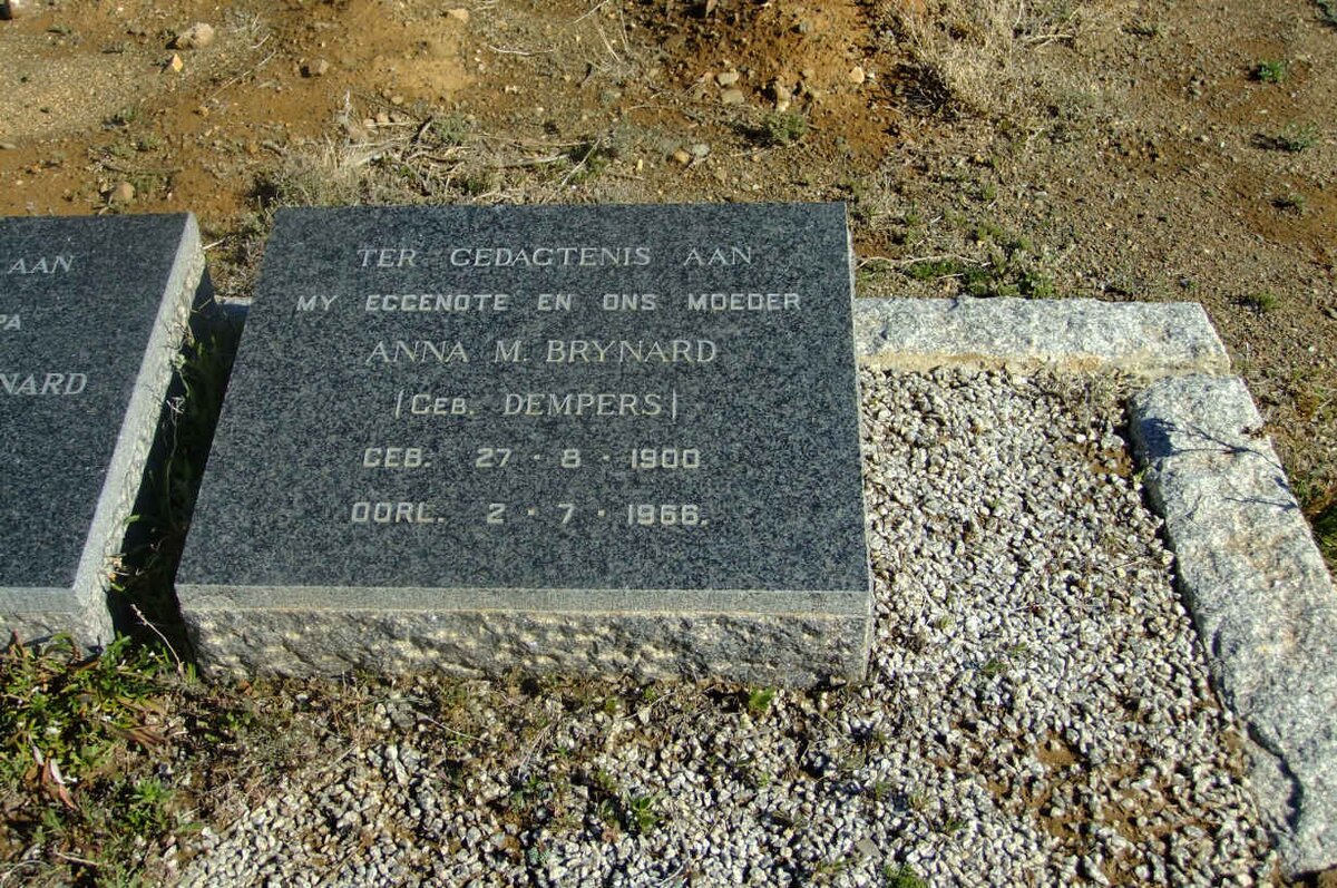 BRYNARD Anna M. nee DEMPERS 1900-1966