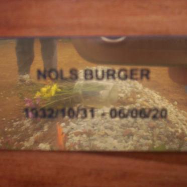 BURGER Nols 1932-2006