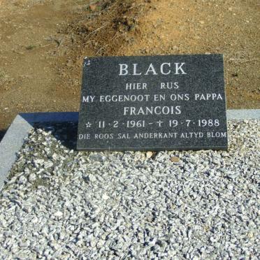 BLACK Francois 1961-1988