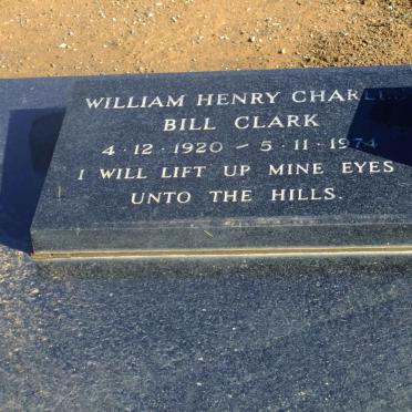 CLARK William Henry Charles 1920-1974