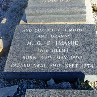 ECKHARDT M.G.C. nee HELM 1892-1974