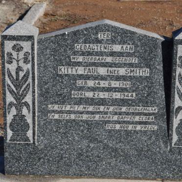 FAUL Kitty nee SMITH 1901-1944