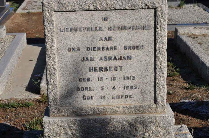 HERBERT Jan Abraham 1913-19?5