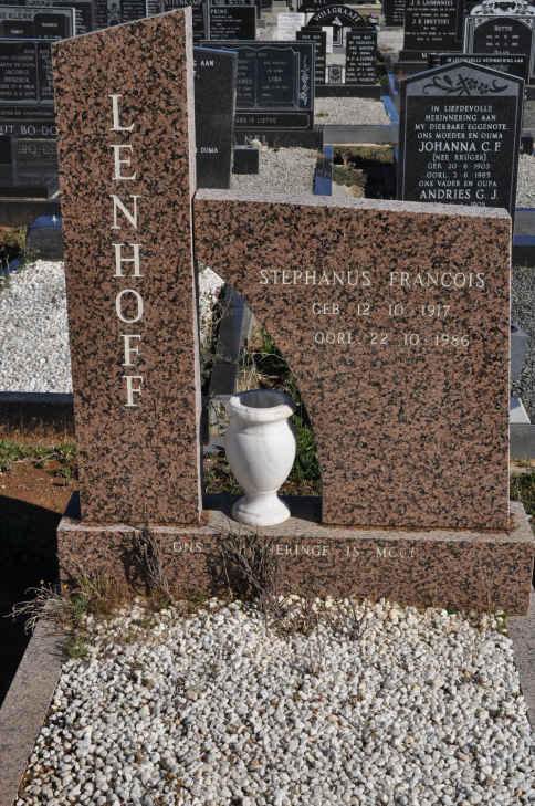 LENHOFF Stephanus Francois 1917-1986