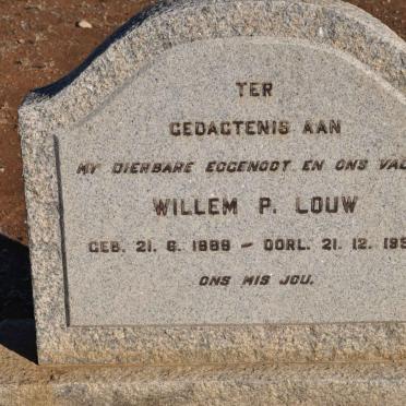 LOUW Willem P. 1888-1953