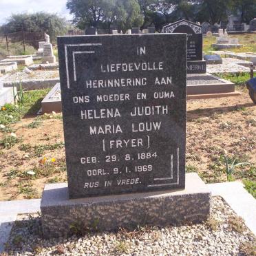 LOUW Helena Judith Maria nee FRYER 1884-1969