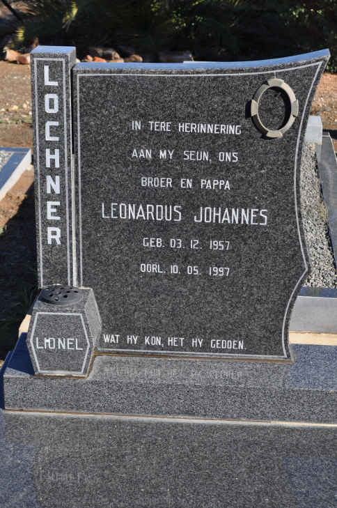 LOCHNER Leonardus Johannes 1957-1997