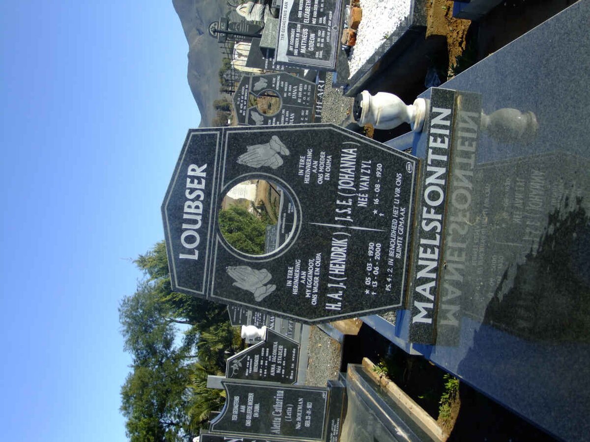 LOUBSER H.A.J. 1930-2000 &amp; J.S.E. VAN ZYL 1930-