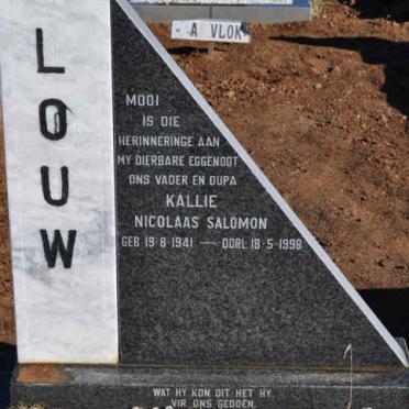 LOUW Nicolaas Salomon 1941-1998
