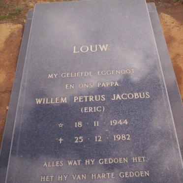 LOUW Willem Petrus Jacobus 1944-1982
