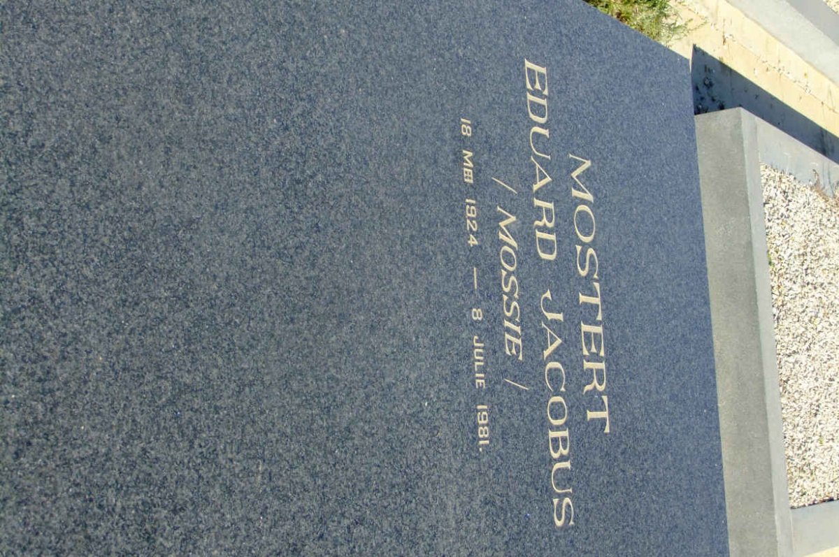 MOSTERT Eduard Jacobus 1924-1981