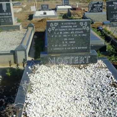 MOSTERT S.A. 1942- &amp; C.J.M. STRAUSS 1951-1993