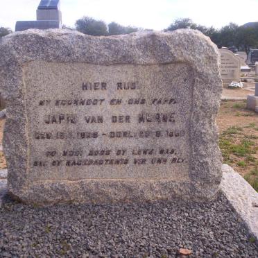 MERWE Japie, van der 1898-1958