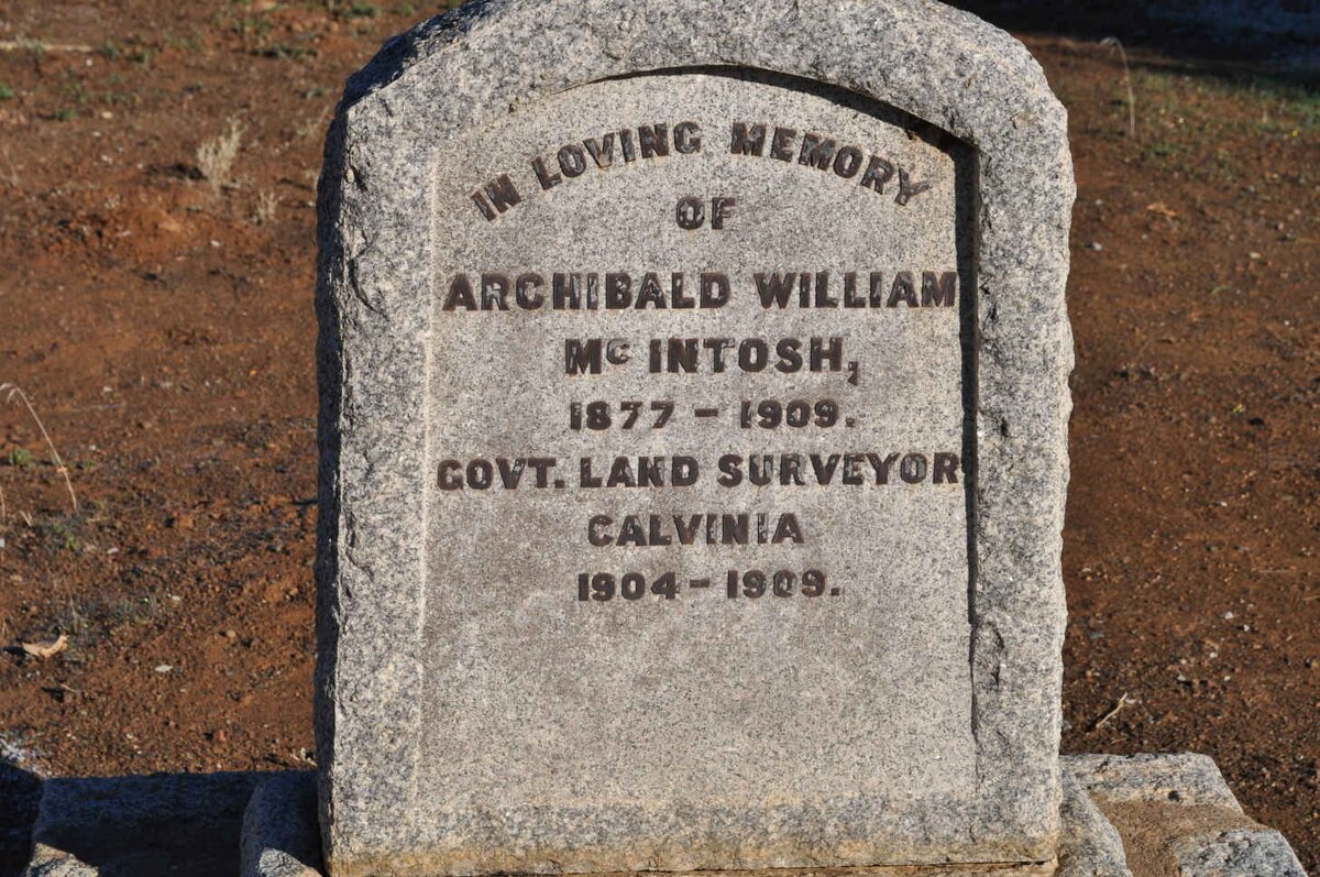 MCINTOSH Archibald William 1877-1909