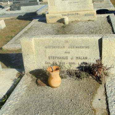 MALAN Stephanus J. 1883-1953