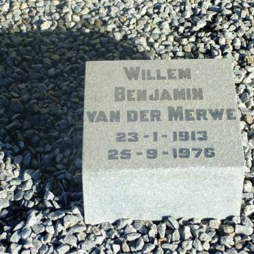 MERWE Willem Benjamin, van der 1913-1976