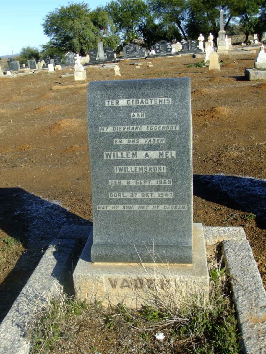 NEL Willem A. 1869-1947