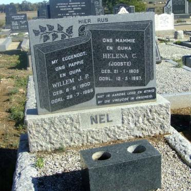 NEL Willem J.P. 1900-1966 &amp; Helena C. JOOSTE 1905-1967